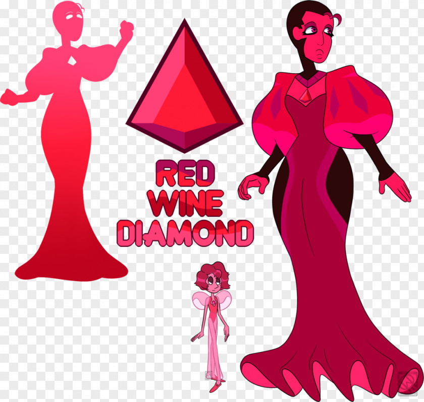 Diamond Pink Red Gemstone PNG