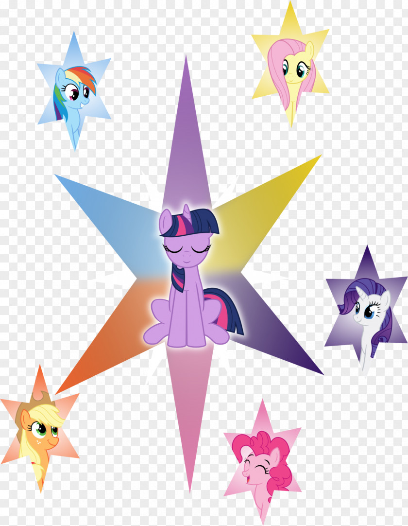 Floating Element Pony Construction Paper Chemical Origami PNG