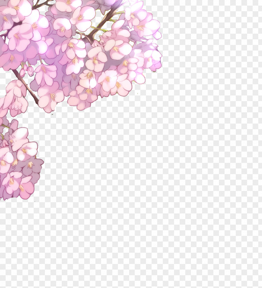 Sakura Flower Drawing Kiss Cherry Blossom Love Image Sticker Wattpad PNG