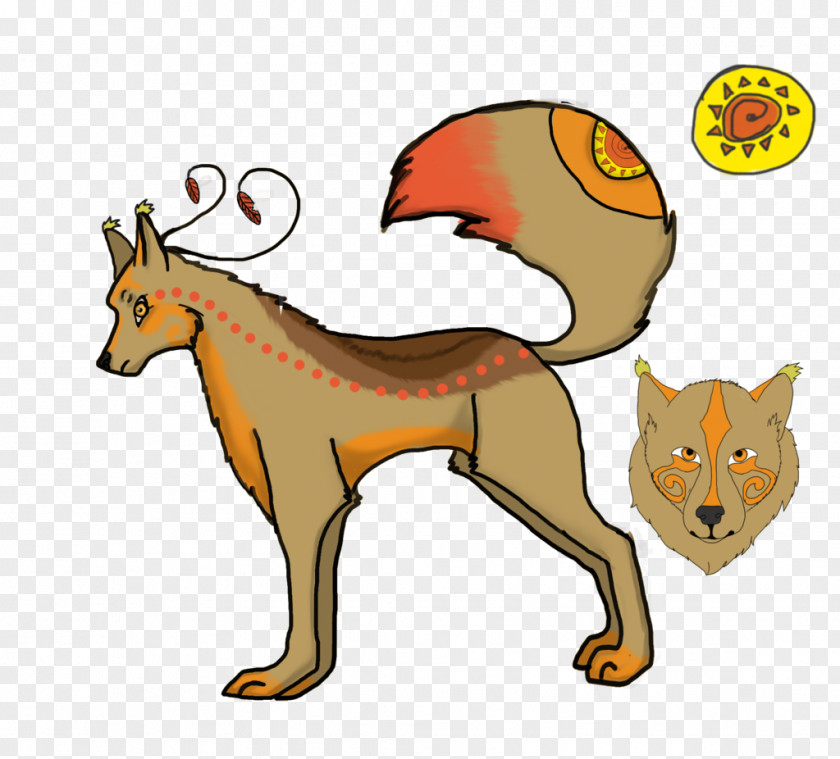 Wolf Spirit Red Fox Cat Dog Mammal Clip Art PNG