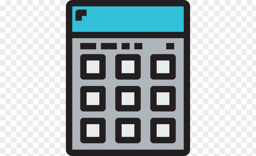 Calculator Icon Transparent Clip Art PNG