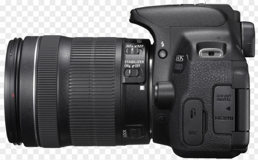 Camera Canon EOS 700D EF-S 18–55mm Lens 18–135mm Digital SLR PNG