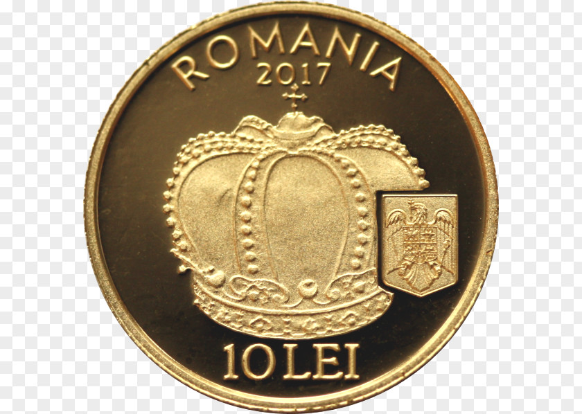 Coin National Bank Of Romania Gold Numismatics Obverse And Reverse PNG