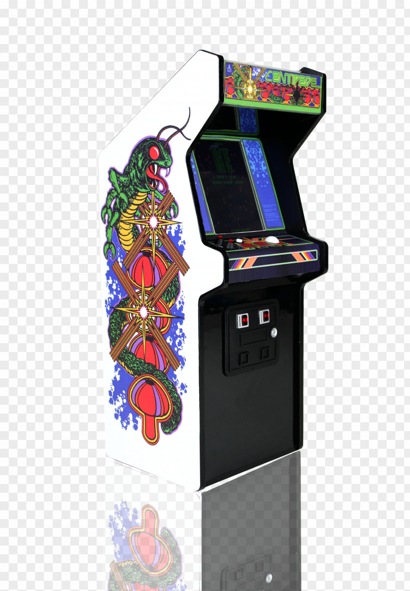 Reflection Centipede Tempest Arcade Game Cabinet Atari PNG