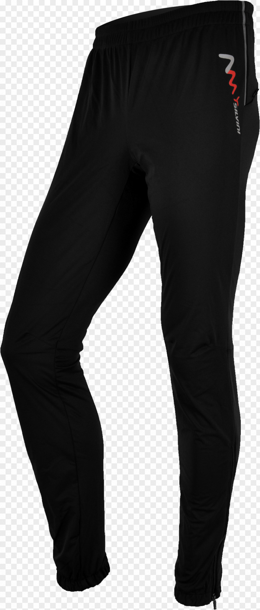 Jeans Waist Leggings Pants Black M PNG