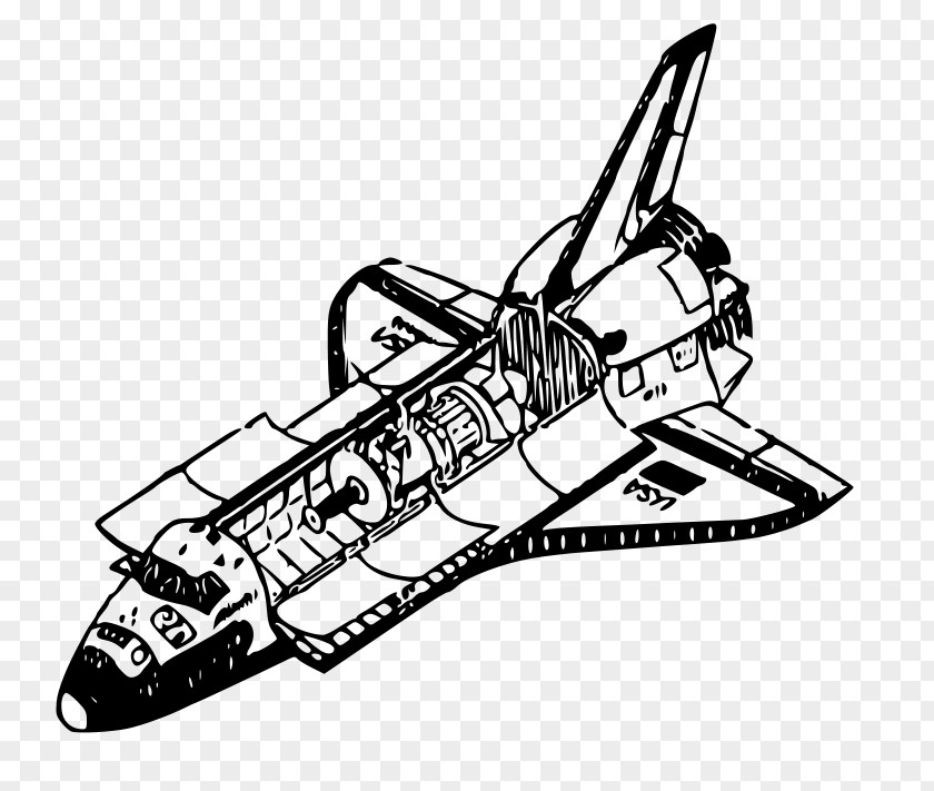 Stain Vector Space Shuttle Spacecraft Clip Art PNG