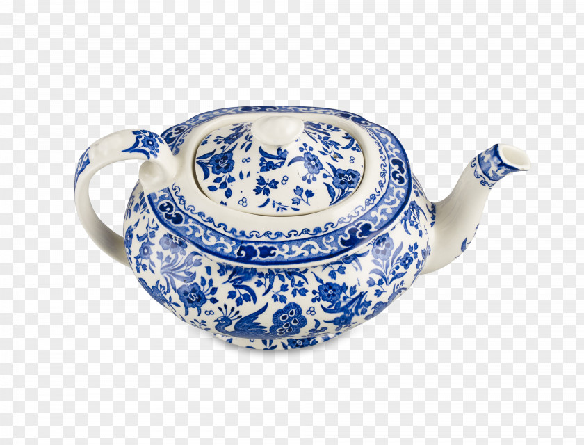 Blue Peacock Tureen Ceramic Tableware Pottery Saucer PNG