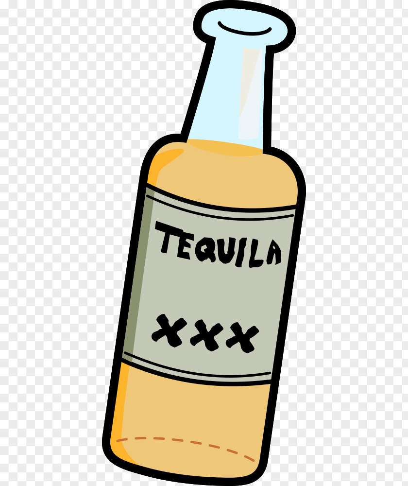 Bottle Tequila Clip Art Liquor Openclipart Alcoholic Drink PNG