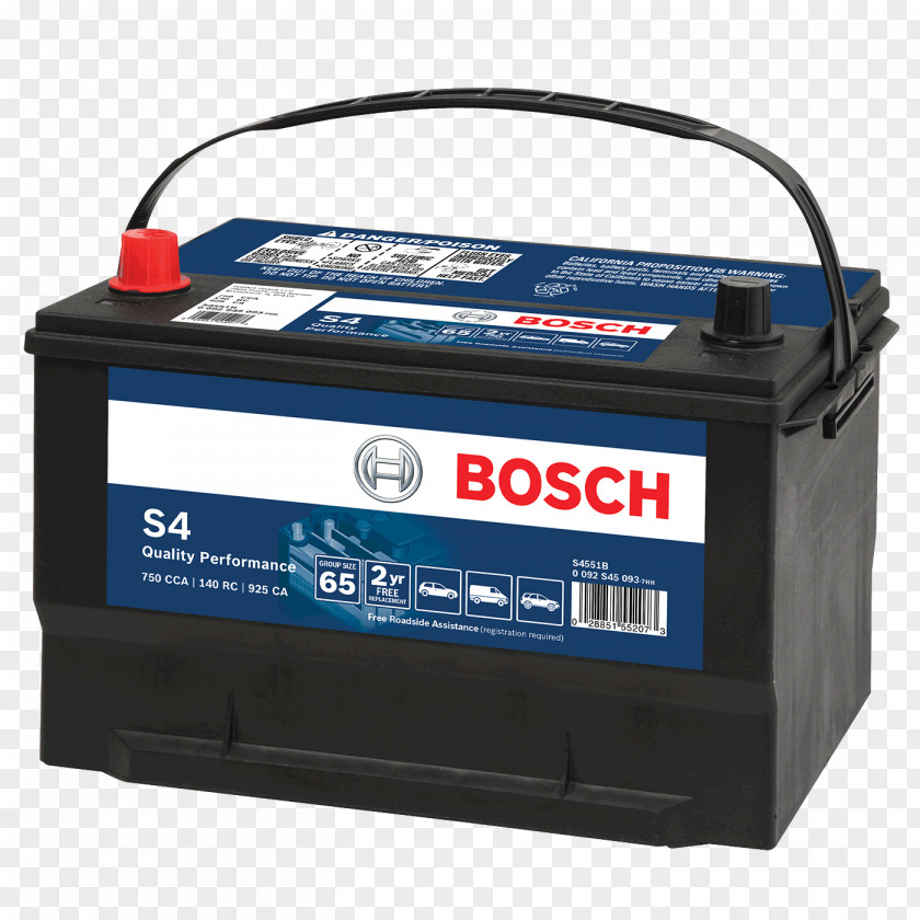 Car Automotive Battery VRLA Electric Robert Bosch GmbH PNG