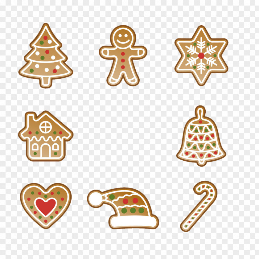 Creative Christmas Cookies Tree Ornament Cookie PNG