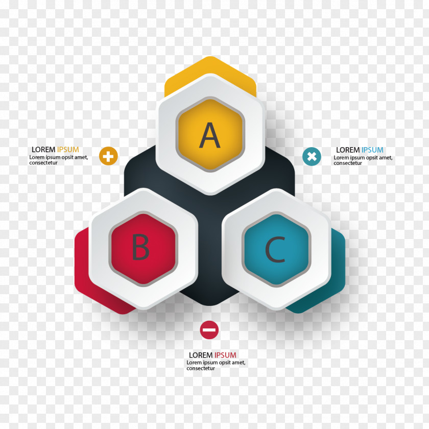 Creative Polygon Ppt Infographic Adobe Illustrator PNG