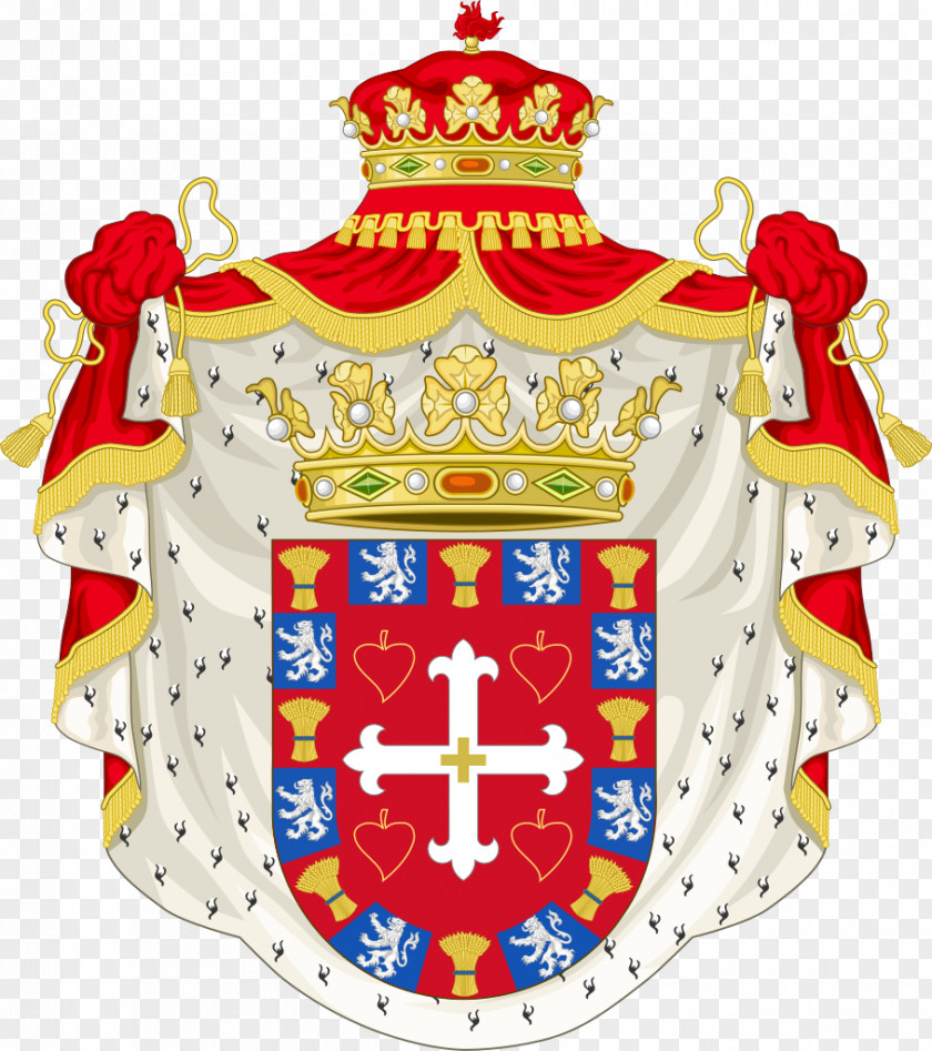 Duchy Of Lucca Coat Arms Spain Sweden PNG