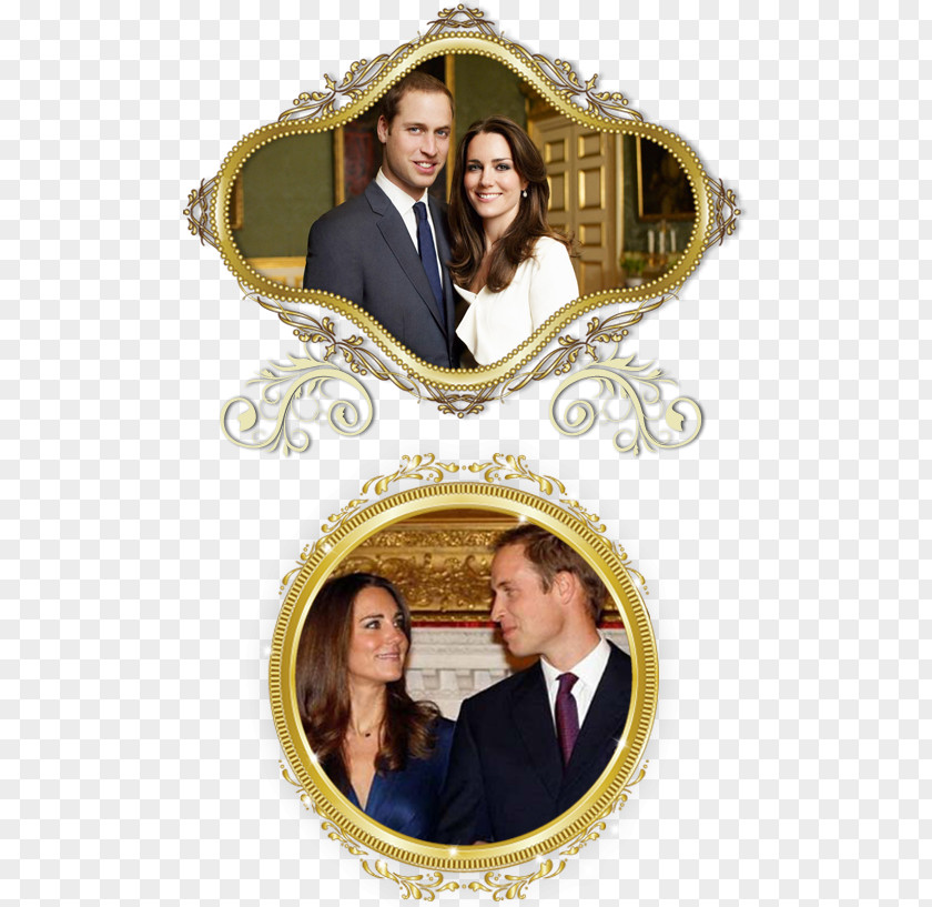 Prince William Catherine, Duchess Of Cambridge & Kate William, Duke Jewellery Photomontage PNG