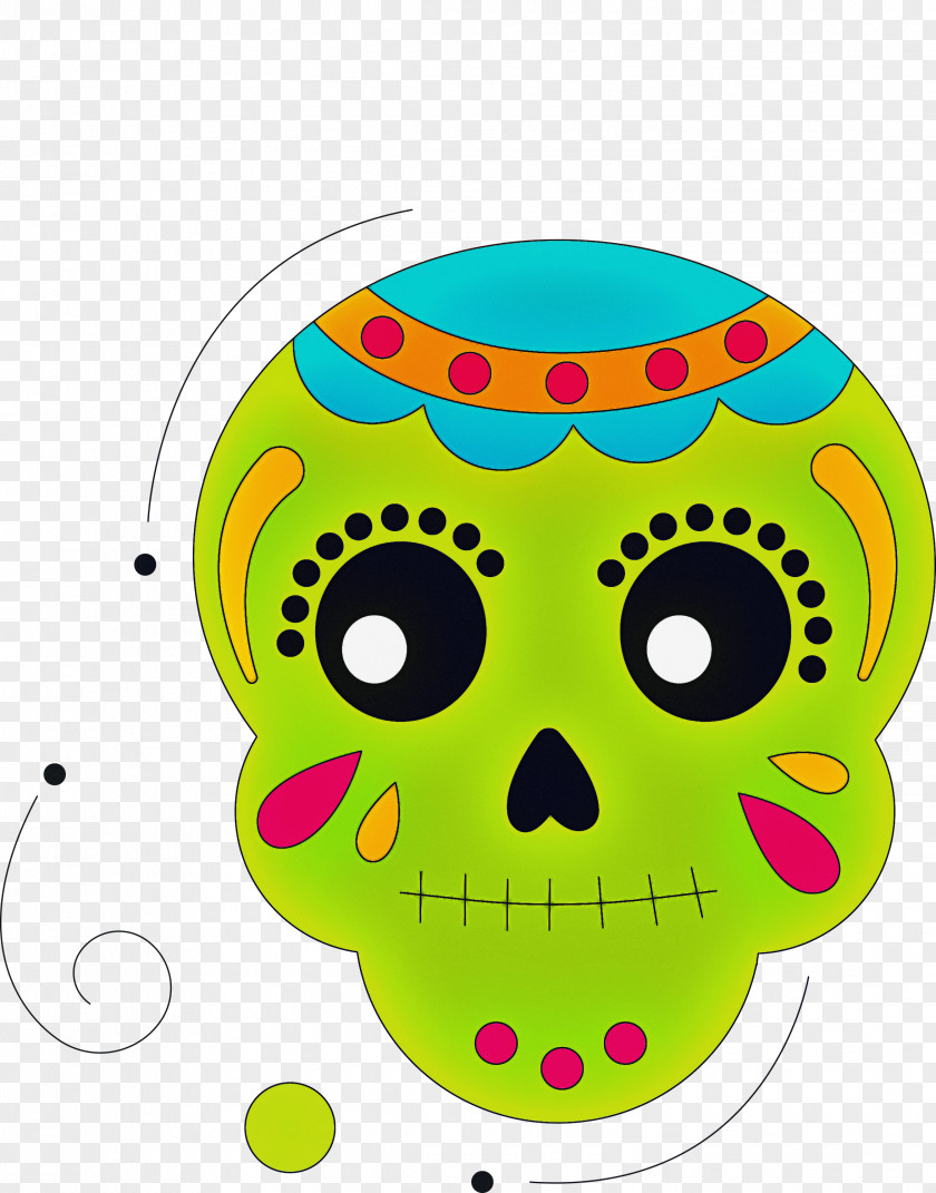 Calavera La Catrina Sugar Skull PNG