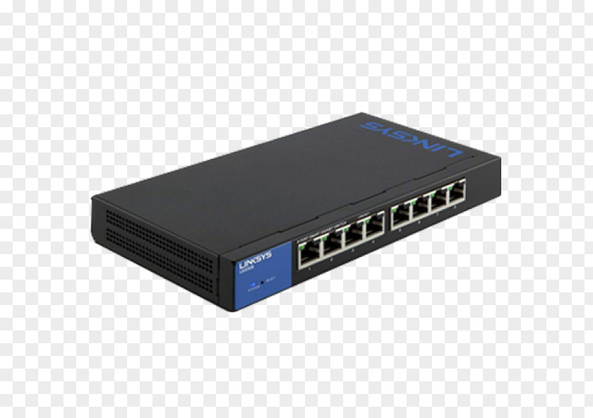 Gigabit Ethernet Network Switch Port Linksys PNG