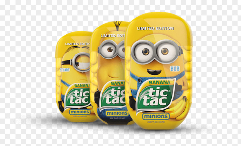 Minions Banana Tic Tac Felonious Gru Despicable Me Marketing PNG
