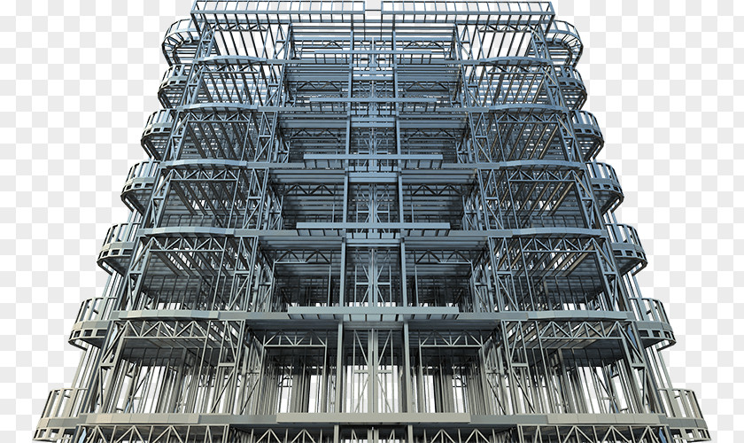 Scaffolding Engineering Building Facade Steel PNG