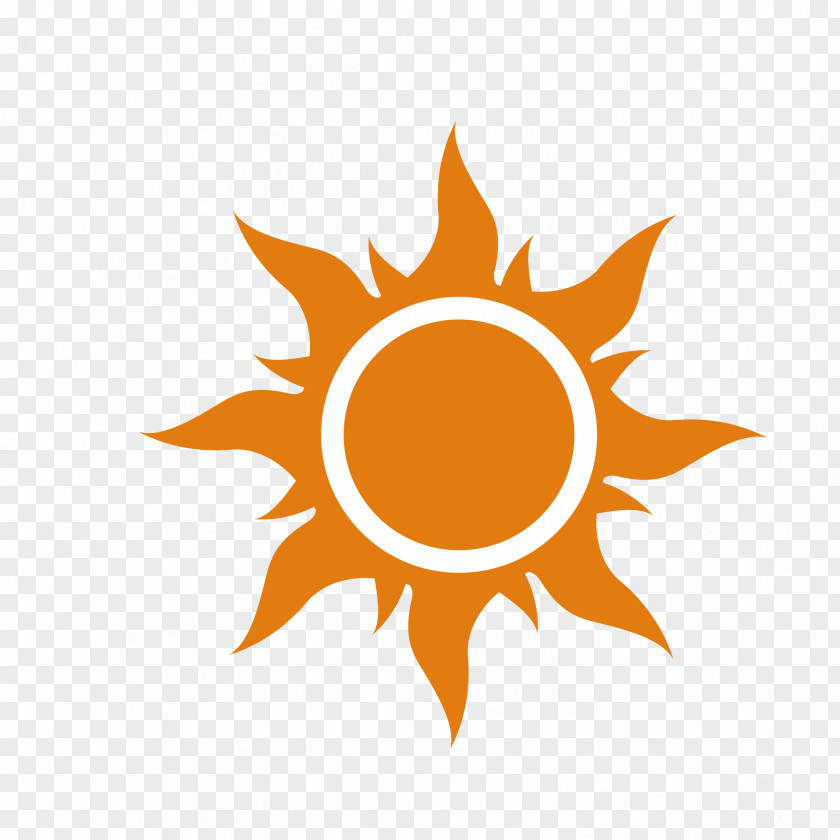 Vector Hand-painted Sun China Icon PNG