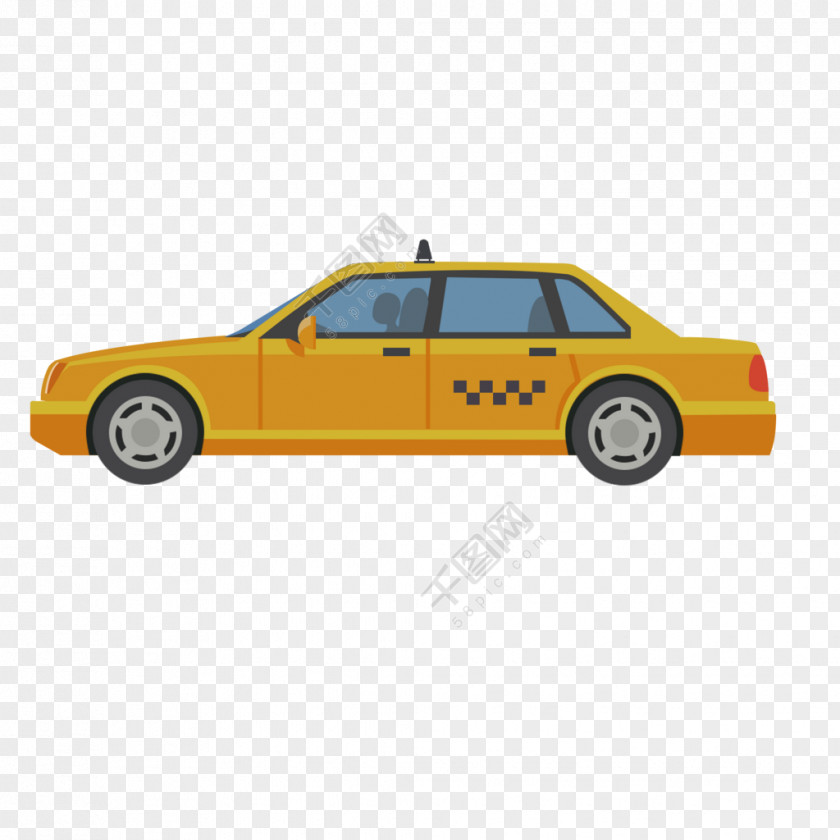Cab Ornament Car Taxi Image Design Vector Graphics PNG