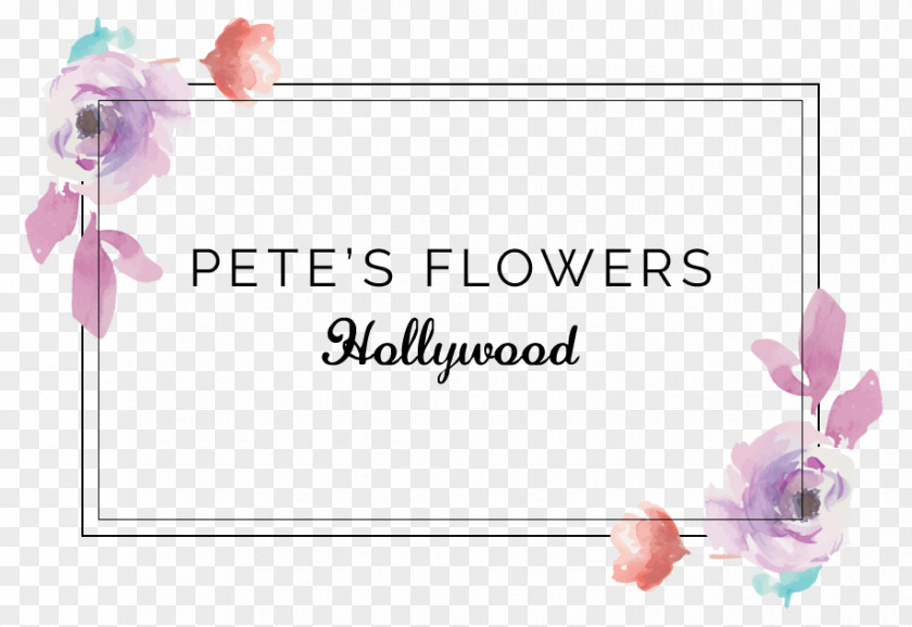 Hollywood Sign Floral Design Pete's Flowers Flower Delivery Cut PNG