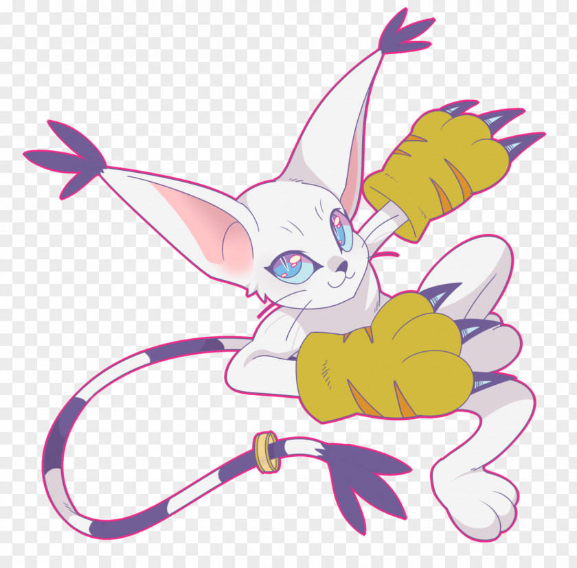 Kitten Gatomon Whiskers Digimon Adventure Tri. PNG