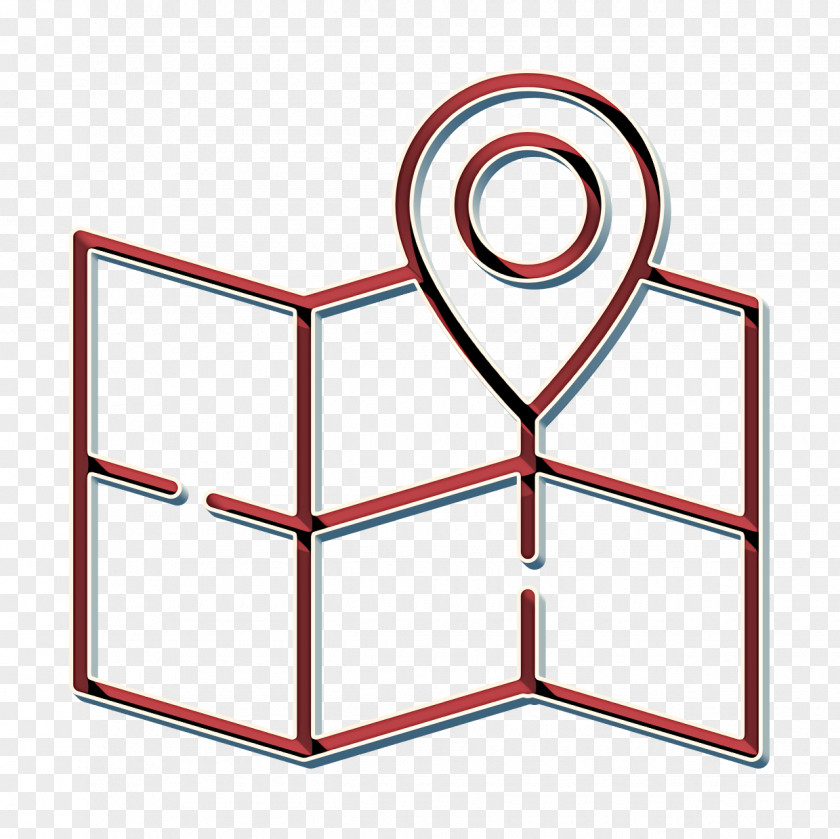 Seo And Online Marketing Elements Icon Map SEO PNG