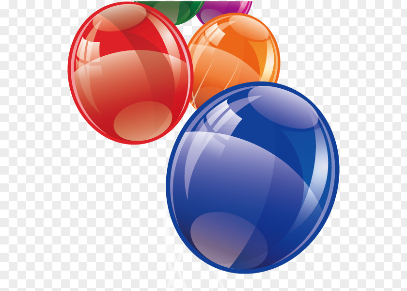 Colored Balloons PNG