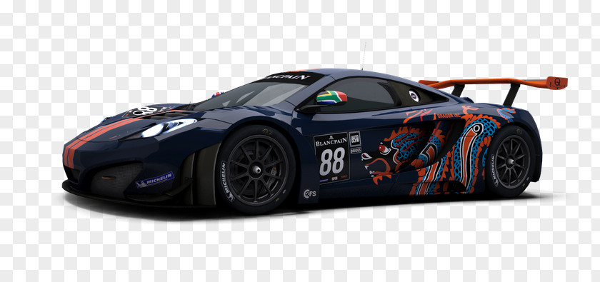 McLaren Automotive 12C Sports Car Racing PNG