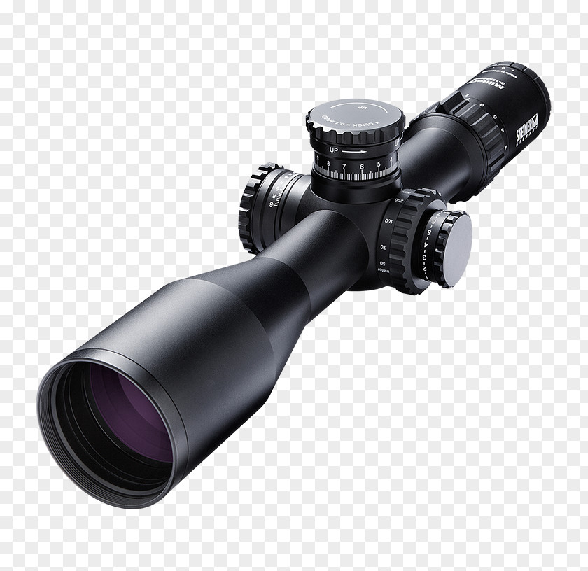 Sniper Lens Telescopic Sight Milliradian Reticle Optics Windage PNG