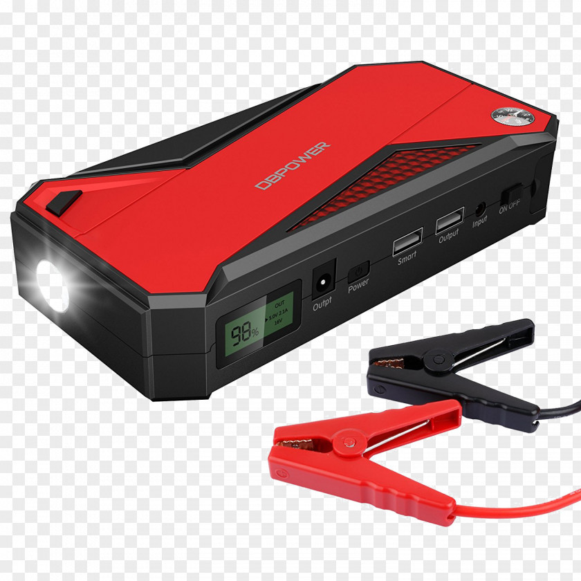 Car Battery Maintenance DBPOWER 600A 18000mAh Portable DJs BR AC Adapter Jump Start Starter PNG