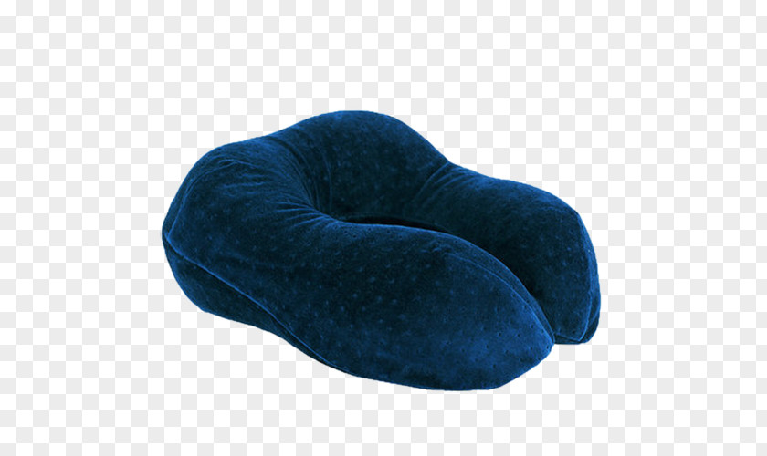 Dark Blue Classical Elegance U-pillow Bolster Throw Pillow Cushion Neck PNG