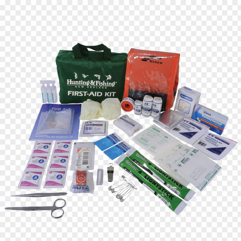 First Aid Kit Supplies Hunting Fishing Dressing Bandage PNG