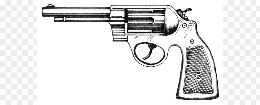 Gun Cliparts Revolver Handgun Firearm Pistol Clip Art PNG