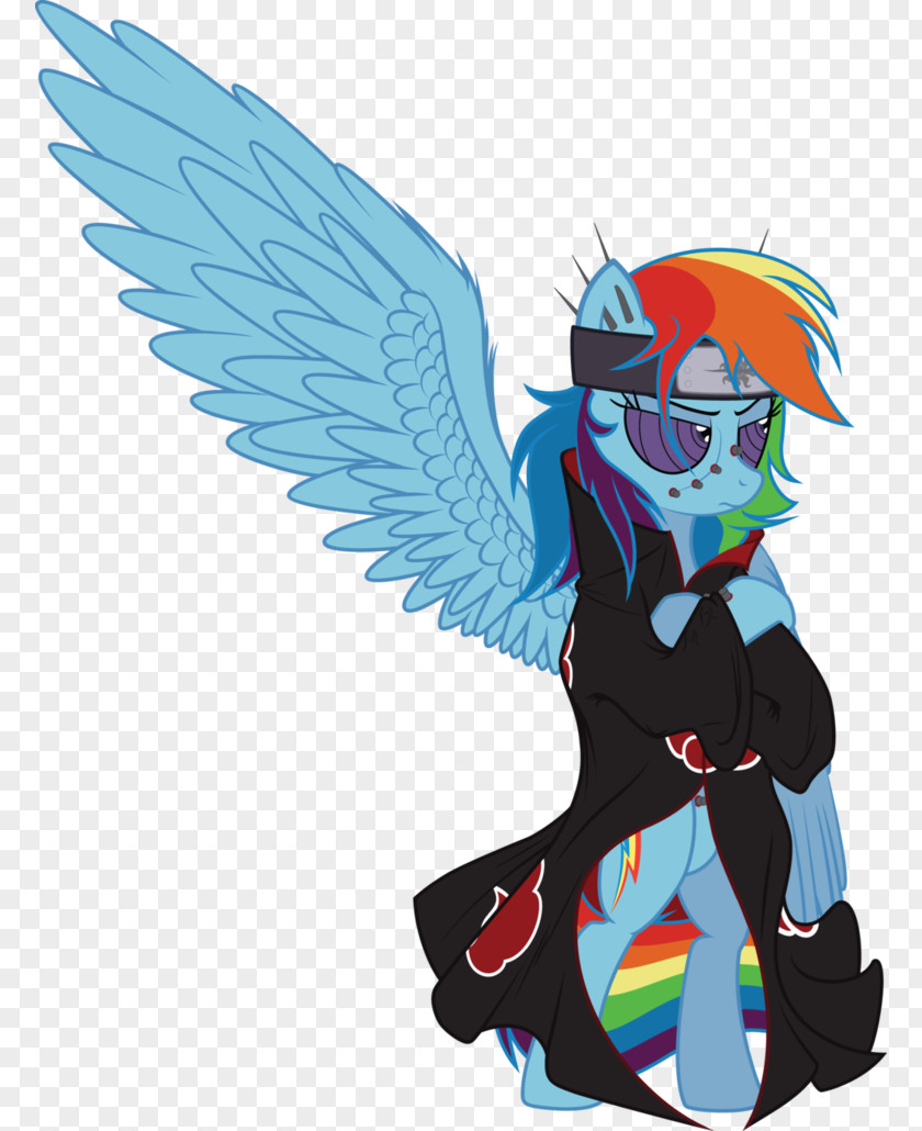 Naruto Rainbow Dash Pony Pain Twilight Sparkle Akatsuki PNG