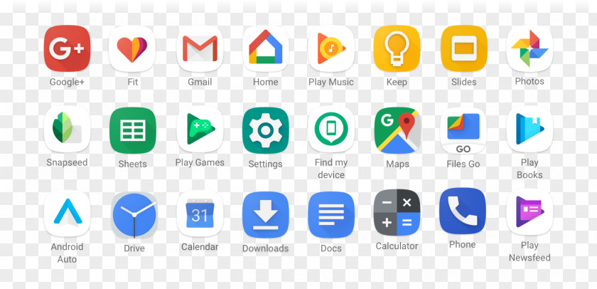Android Smart Launcher Home Screen PNG