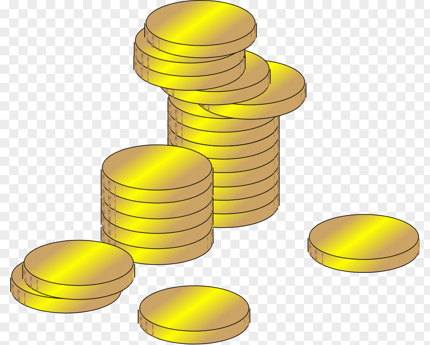 Coin Gold Clip Art PNG