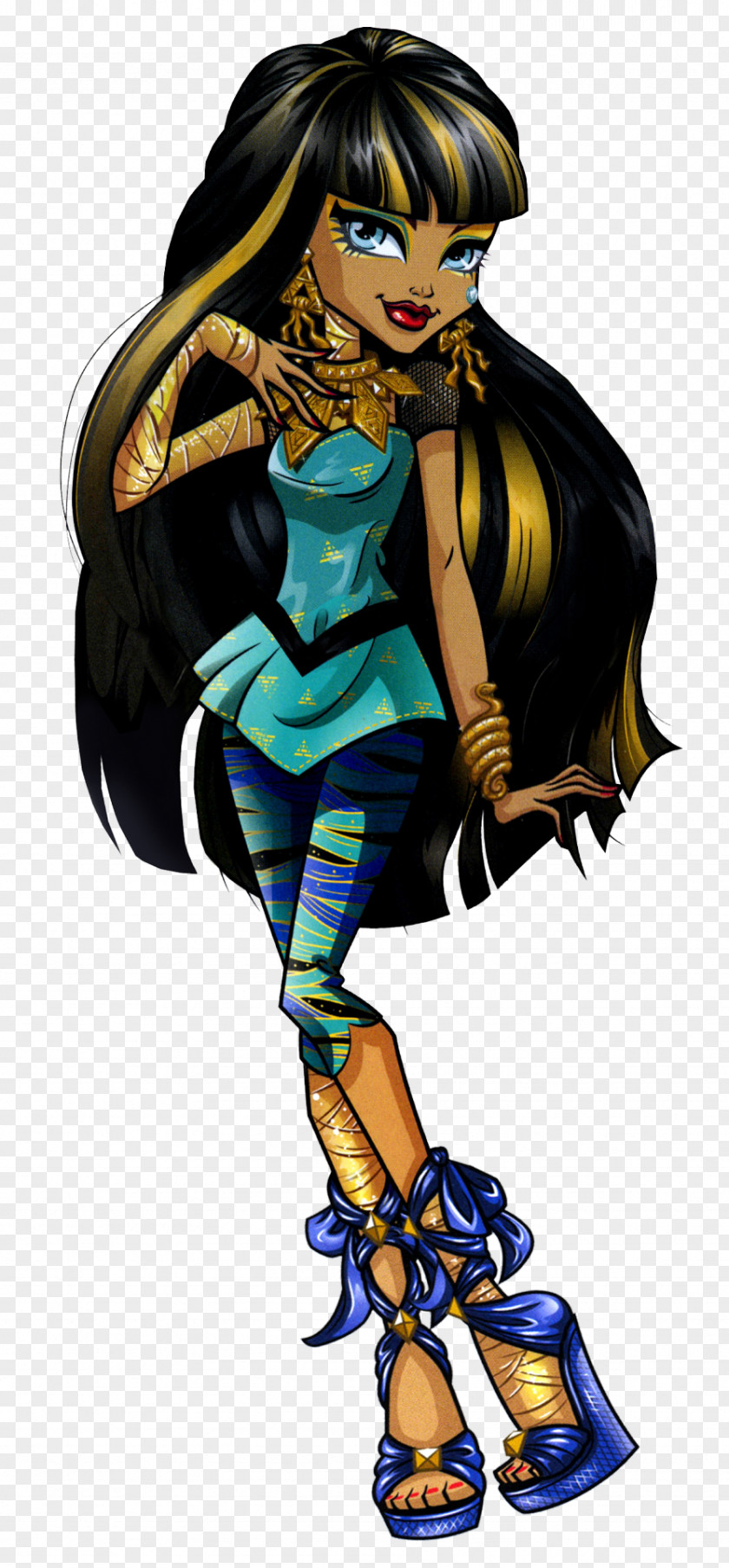 Doll Cleo DeNile Monster High De Nile Clawdeen Wolf Frankie Stein PNG