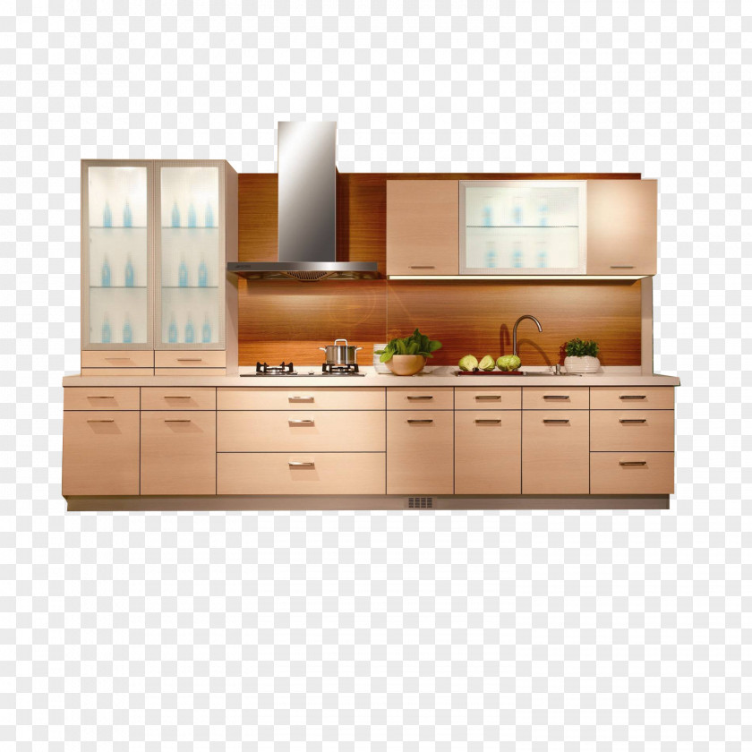 Fashion Kitchen Cabinets Furniture Cabinetry Table Cupboard PNG