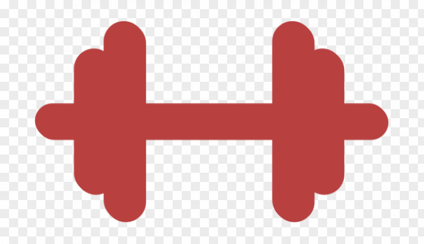 Gym Dumbbell Black Silhouette Icon Lodgicons PNG