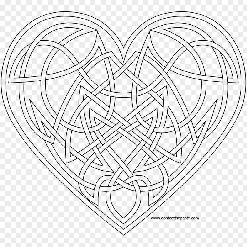 Lg Celtic Knot Coloring Book Mandala Art Celts PNG