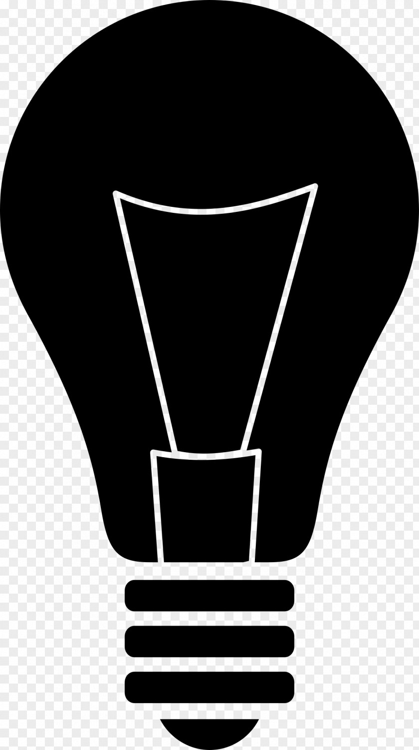 Point Of Light Incandescent Bulb Lamp Silhouette Clip Art PNG