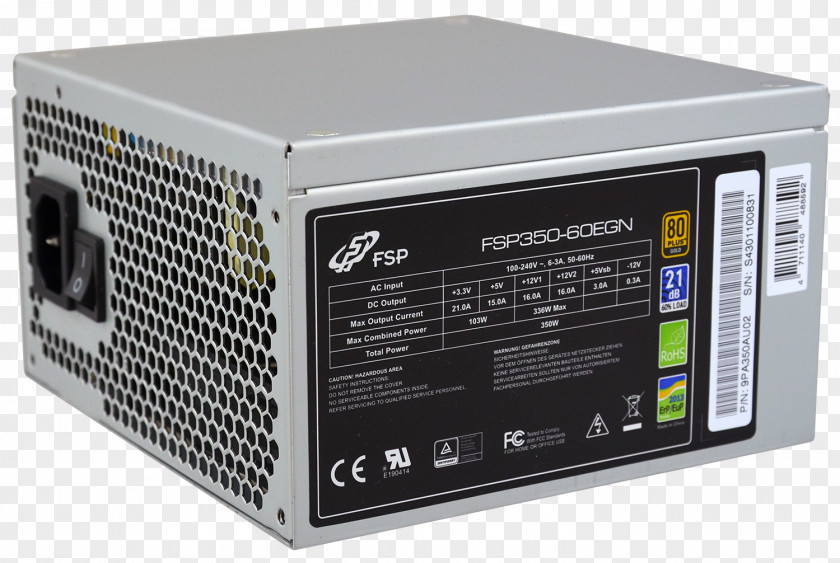 Power Supply Unit Converters ATX 80 Plus FSP Group PNG