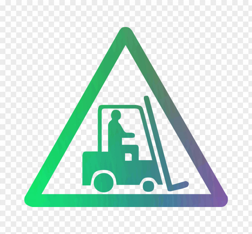 Forklift Warning Sign Sticker Safety PNG