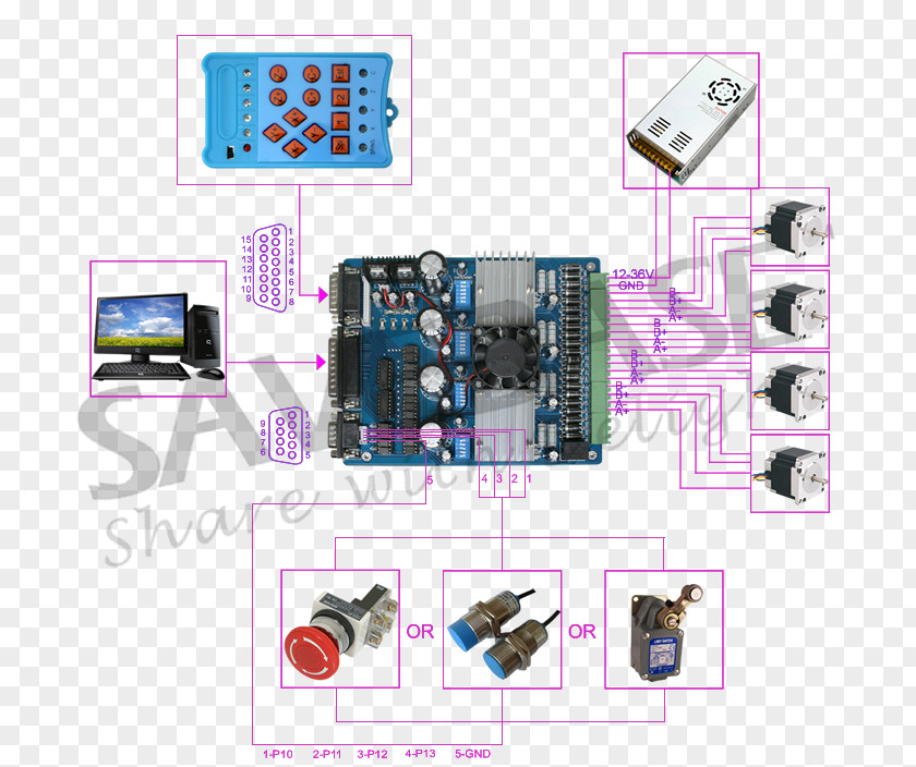 Gut Brain Axis Computer Numerical Control Stepper Motor Wiring Diagram CNC Router Electric PNG
