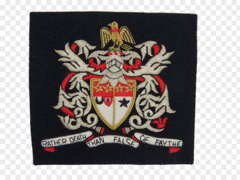 Hand Embroidery Brand Crest PNG