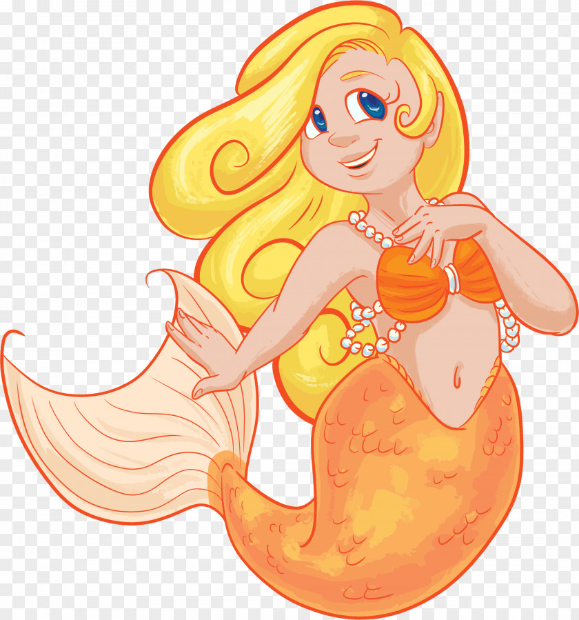 Mermaid Blond Clip Art PNG