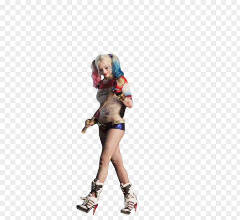 Harley Quinn Shoe Shoulder Costume PNG