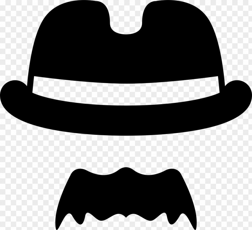 Moustache Handlebar Black And White Facial Hair PNG