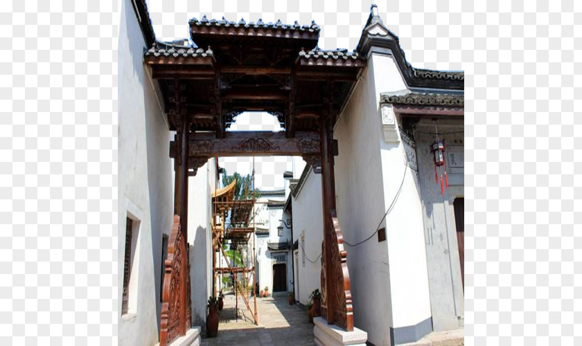 Quzhou Water Gate Ancient City Wall Defensive PNG