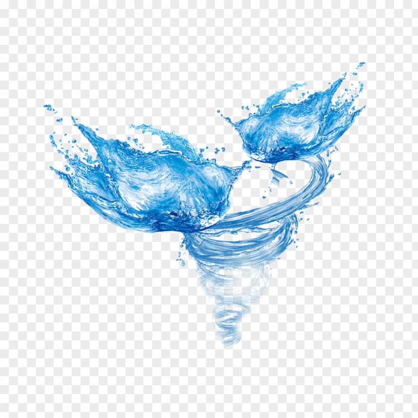 Water Rotating Nest Drop Wind Wave Ice PNG